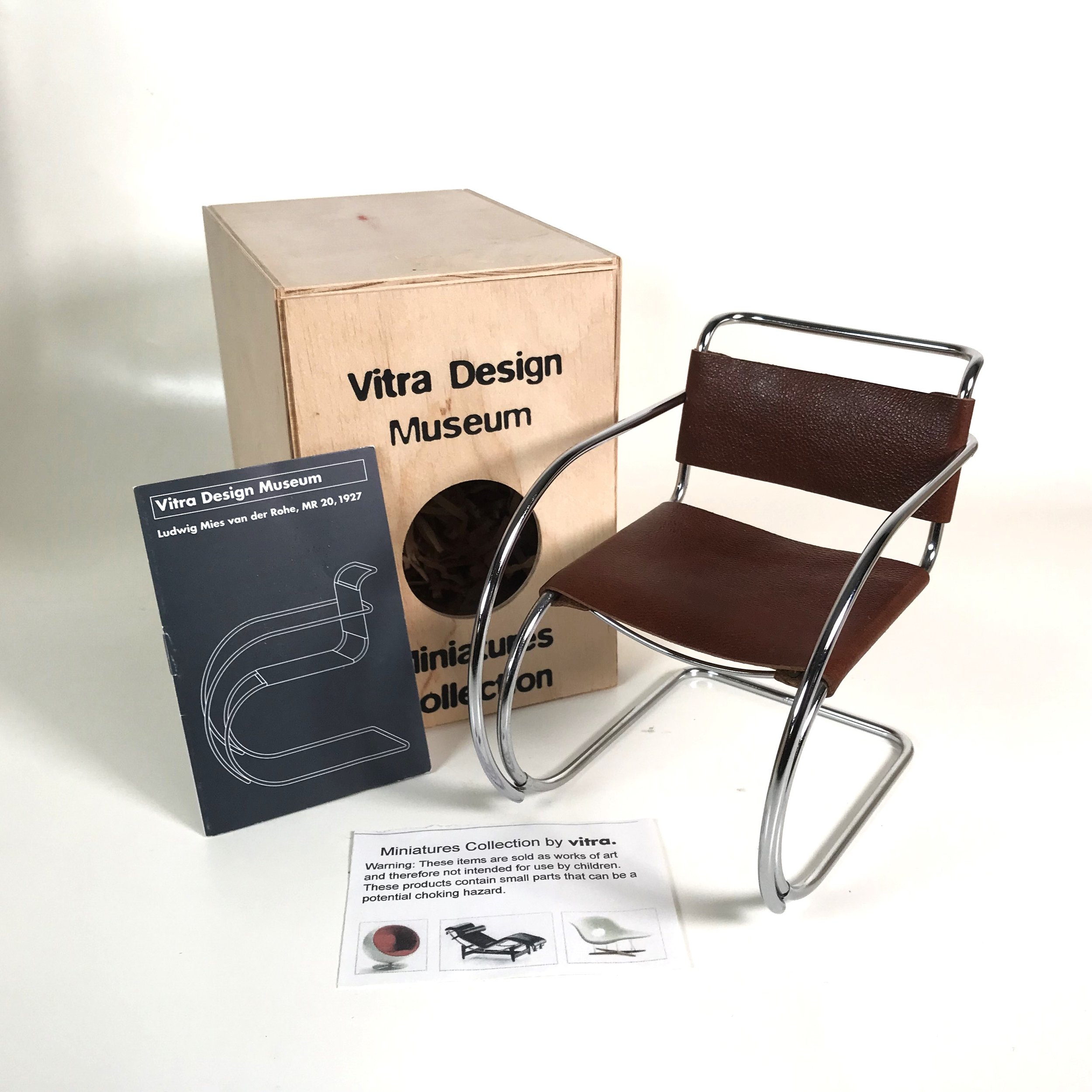 Vitra Design Museum Miniature Mies Van Der Rohe MR 20 Chair — Ardesh