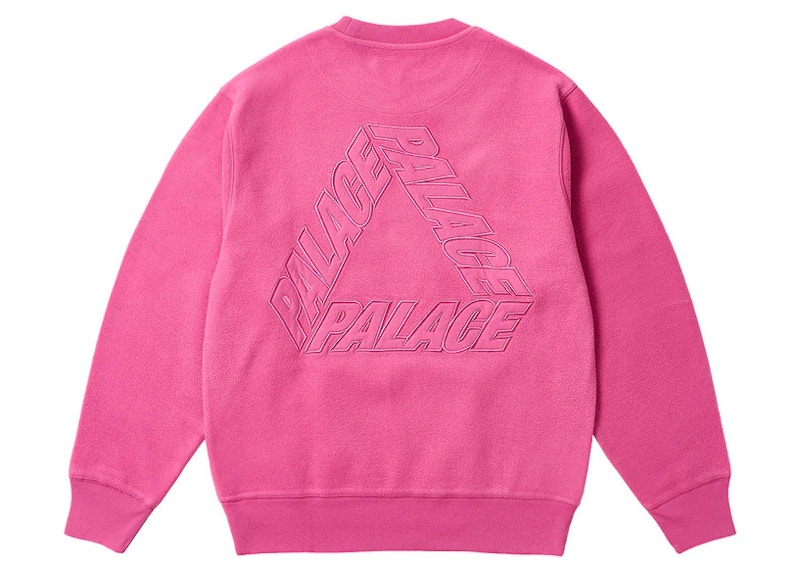 Palace Reverse P-3 Crew Shock Pink メンズ - FW23 - JP