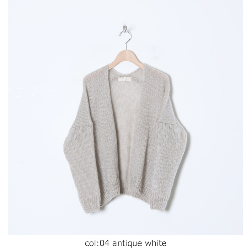 evameva (エヴァムエヴァ) mohair silk cardigan / モヘアシルク
