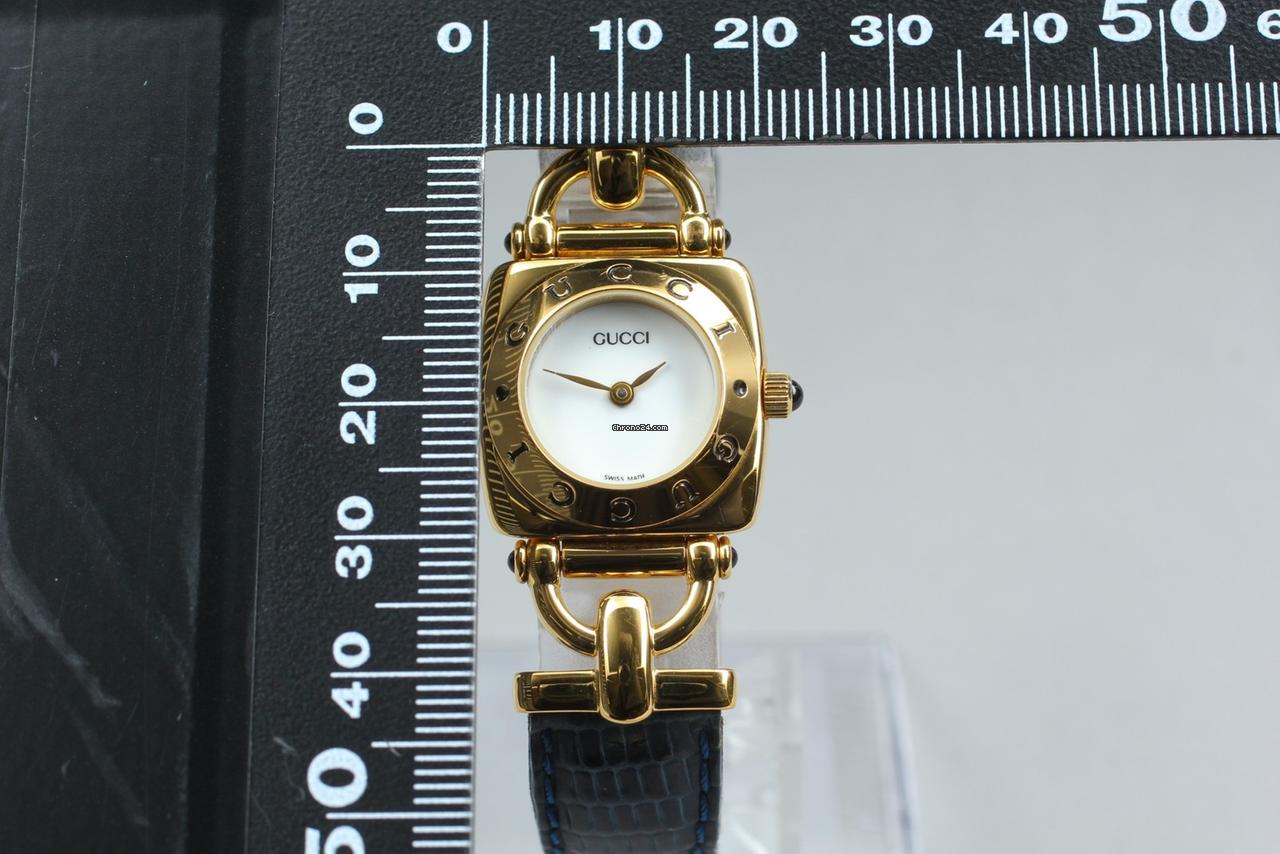 Gucci [Exc+5 / BOX]Gucci 6300L White Dial Swiss Made Quartz for