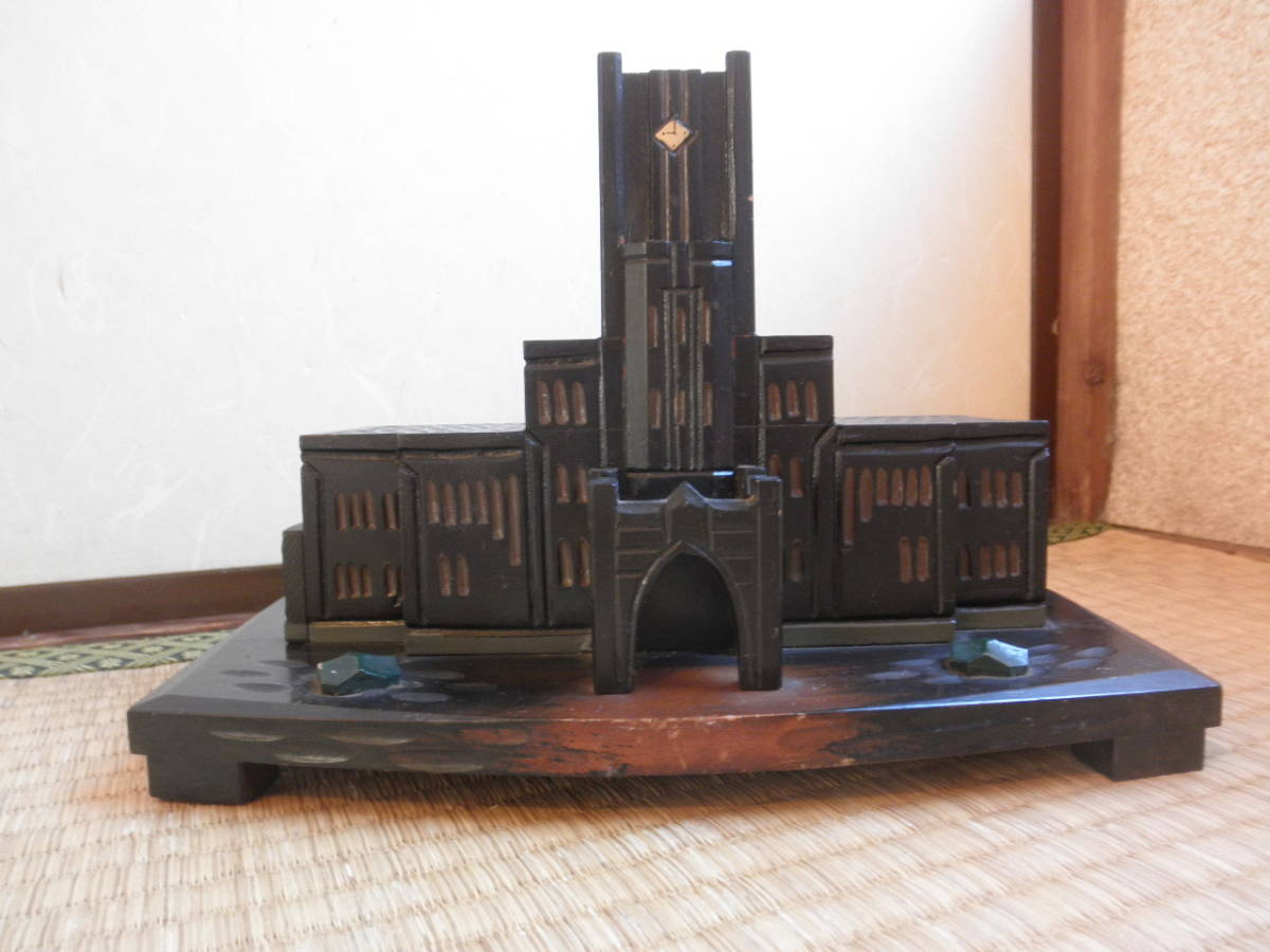 東京大学安田大講堂模型オルゴール(歌詞紙付き)