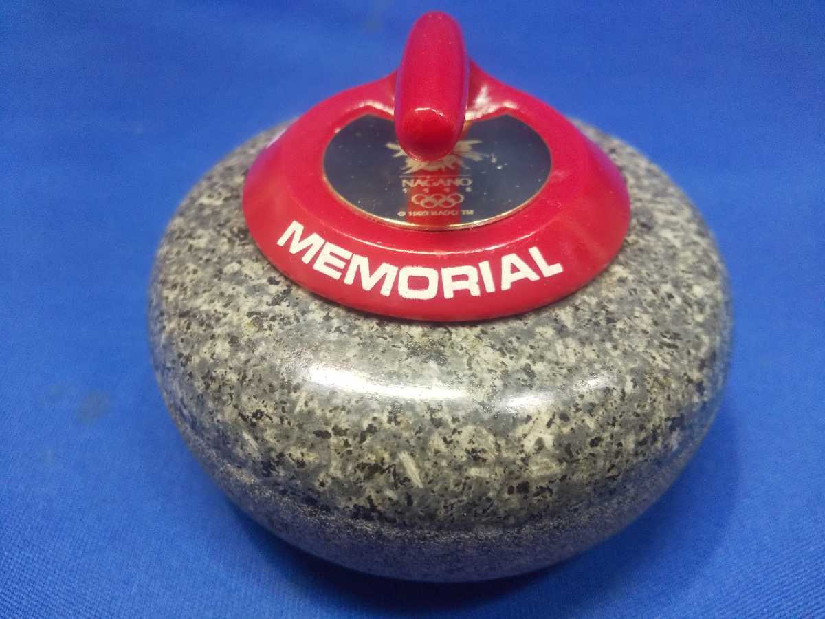 長野オリンピック カーリングストーン シリアルナンバーあり