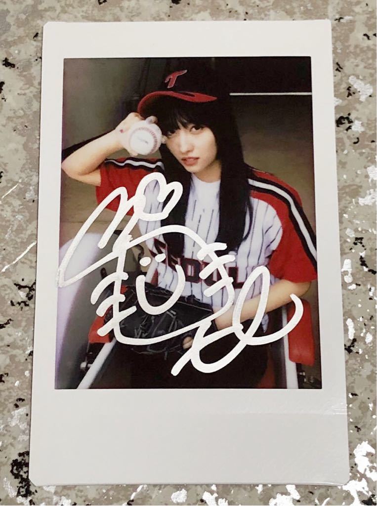 twice momo モモ ポラロイド 直筆サイン チェキ once japan TWICEモモ