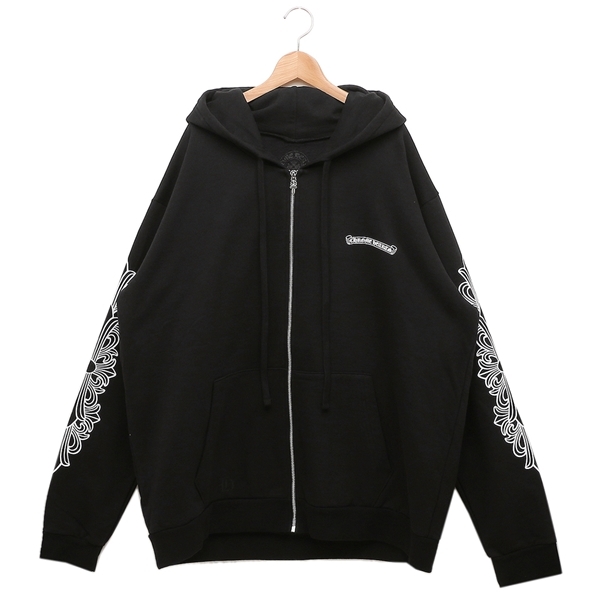 クロムハーツ パーカー ジップ XLサイズ ブラック メンズ CHROME