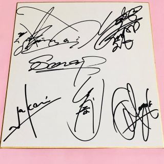 Johnny's - 超希少‼︎SMAP5人のサイン色紙 の通販 by Raurora's shop