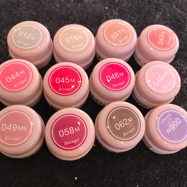 リッカジェルカラージェル14色セットの通販 by さっち's shop｜ラクマ