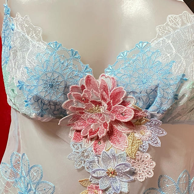 ワコール サルート 店舗限定08G 中国音楽 牡丹 キャミソールM SX タグ