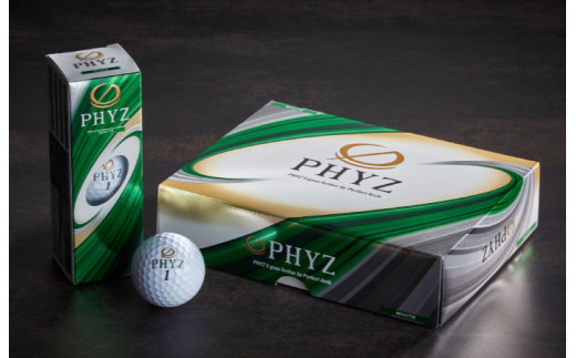ゴルフボール PHYZ（ファイズ）ホワイト 1ダース - 岐阜県関市