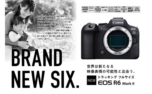 キヤノンミラーレスカメラ EOS R6 Mark Ⅱ・RF24-105 L IS USM レンズ