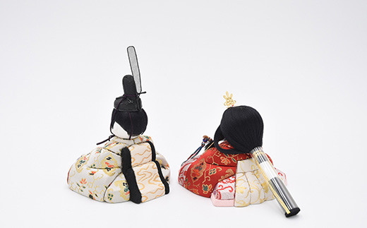 江戸木目込人形 雛人形【優春雛】桐箱飾り 【11100-0619】 - 埼玉県