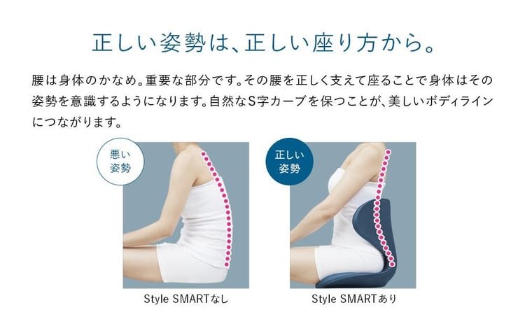 Style SMART | 骨盤 椅子 座椅子 姿勢サポート 骨盤補正 健康グッズ