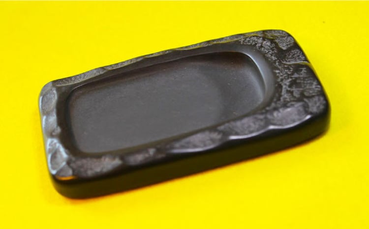 現代の名工が製作】 若田石 硯 A【岩坂芳秀堂】《対馬市》対馬 自然石