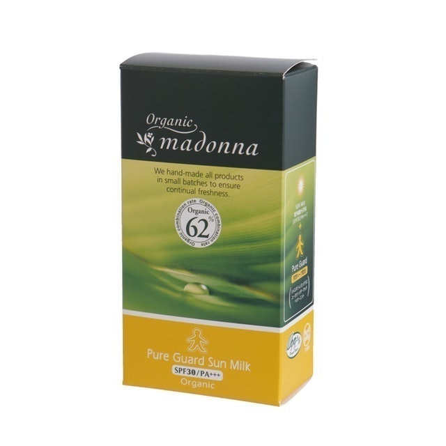 オーガニックマドンナ ピュアガードサンミルクをレビュー！クチコミ