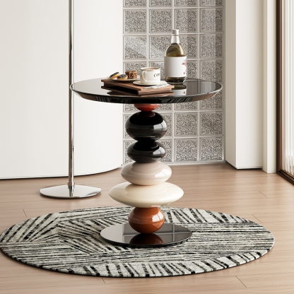 モダンアートサイドテーブル | 洗練された空間を演出する独特な美しさ