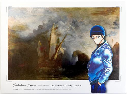 名探偵コナン×ロンドン ナショナル・ギャラリー キャンバスアート 赤井