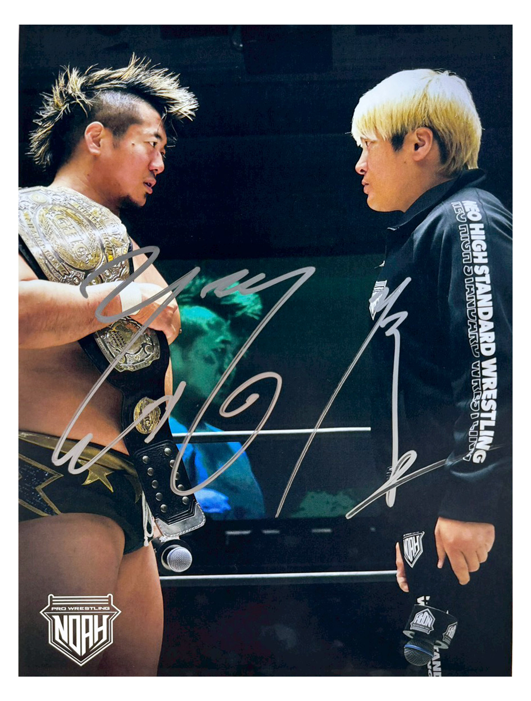 通販限定】両選手直筆サイン入り！GHCヘビー級選手権試合『Yoshiki