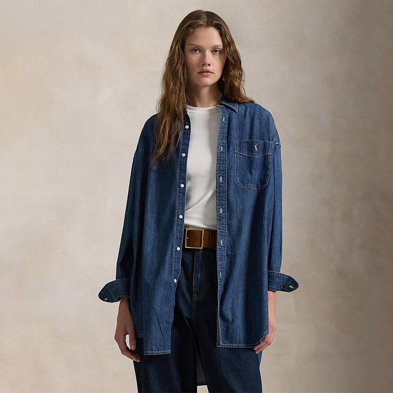 POLO RALPH LAUREN（ウィメンズ） オーバーサイズ フィット デニム