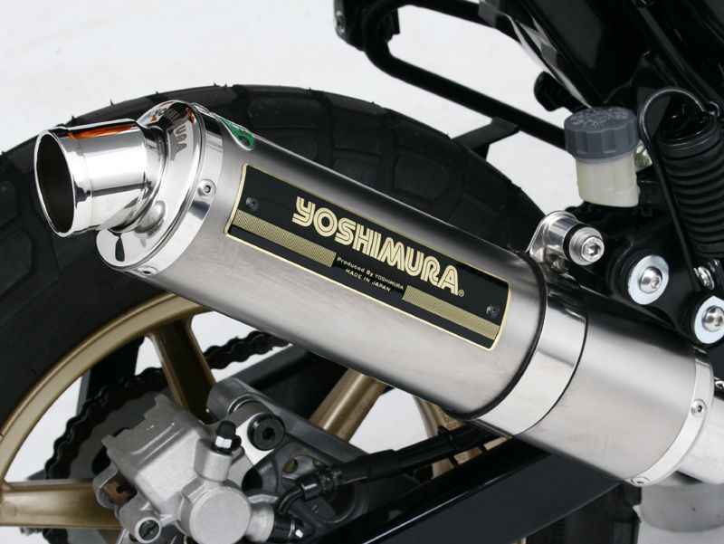 Webike | YOSHIMURA ヨシムラ 機械曲チタンサイクロン エイプ100(110