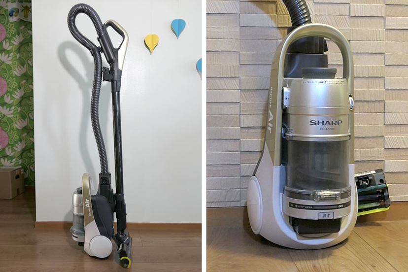 階段もラクラク！ とにかく軽いシャープのコードレスキャニスター掃除