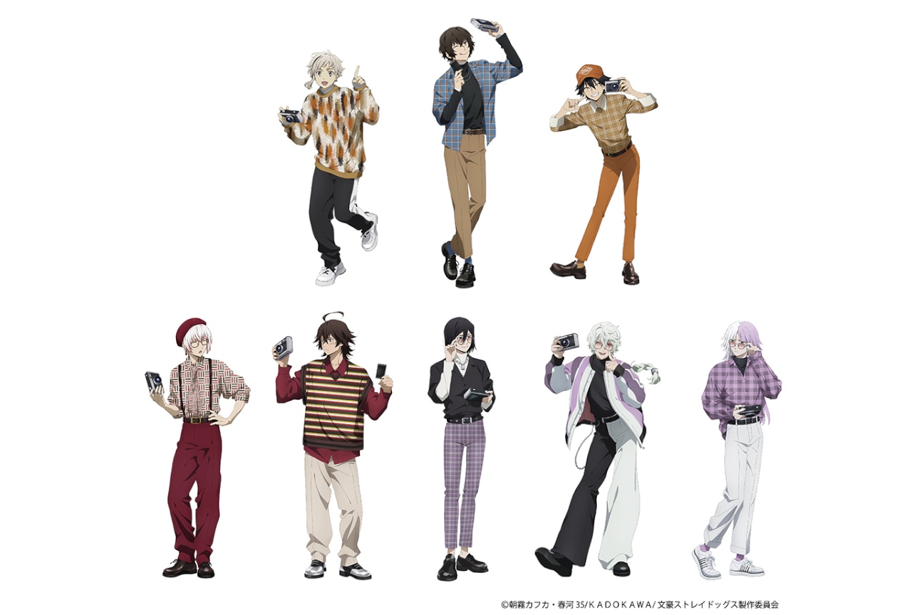 文ストの描き下ろし商品が8/9発売、アニメイトではフェアも開催