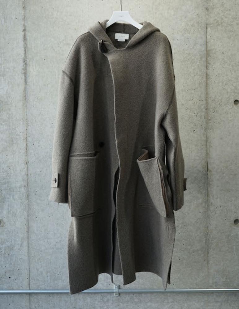 yoke 7G MILANO RIB HOODED COAT | INSECTE〔インセクト〕yohji