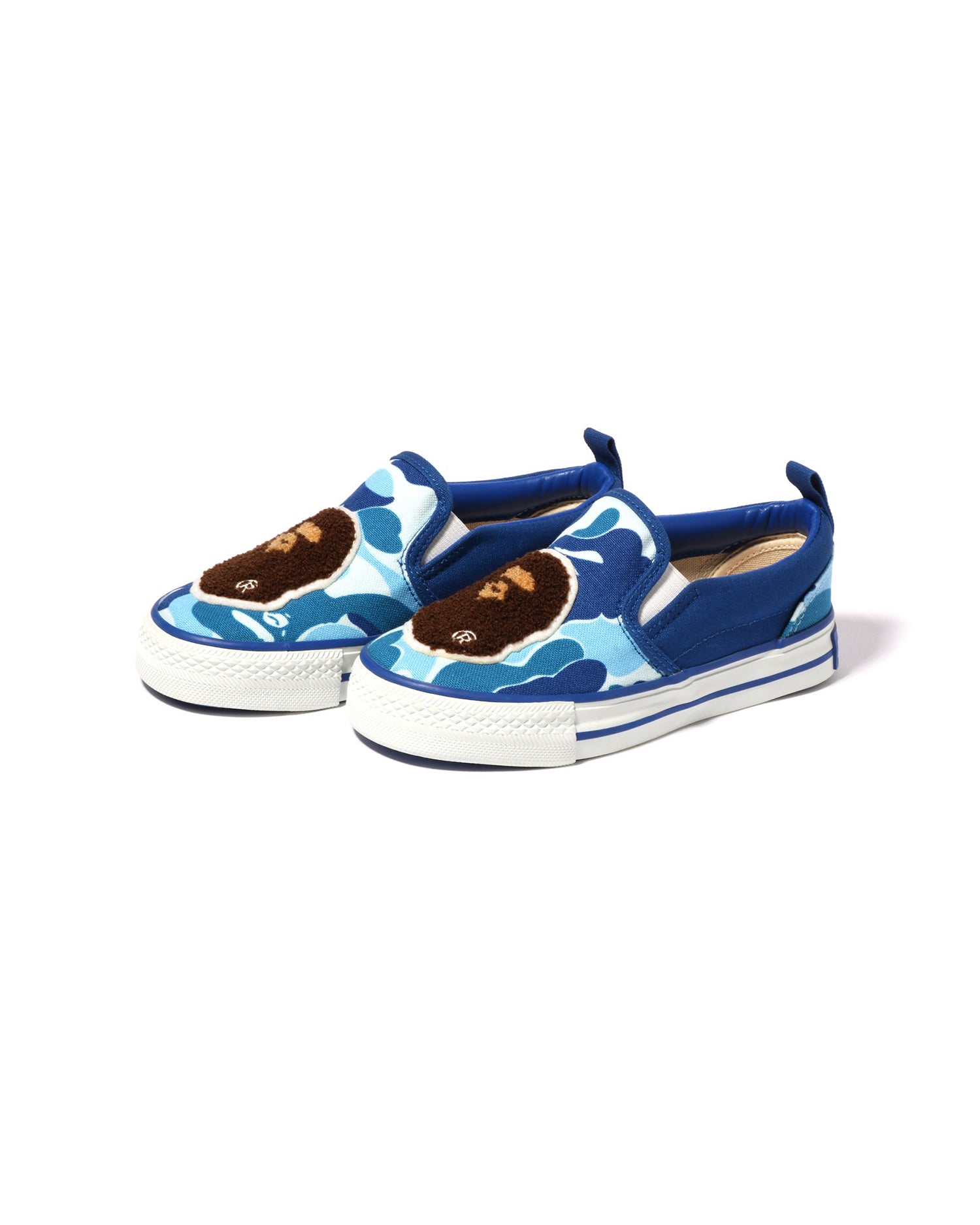 A BATHING APE® ABC Camo Ape Head Patch Slip Ons | Bape official