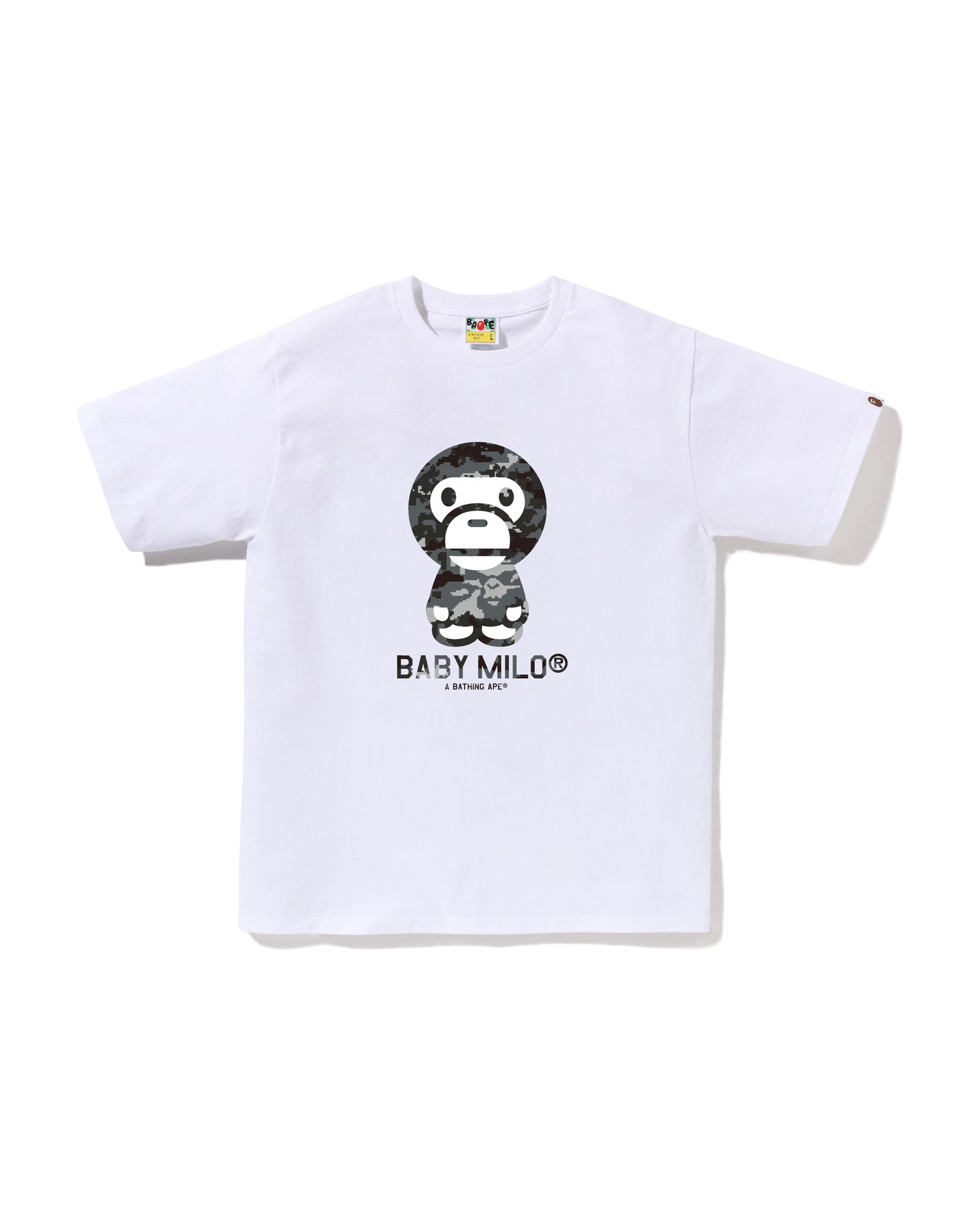 A BATHING APE® Multi Pixel Camo Baby Milo Tee | Bape official