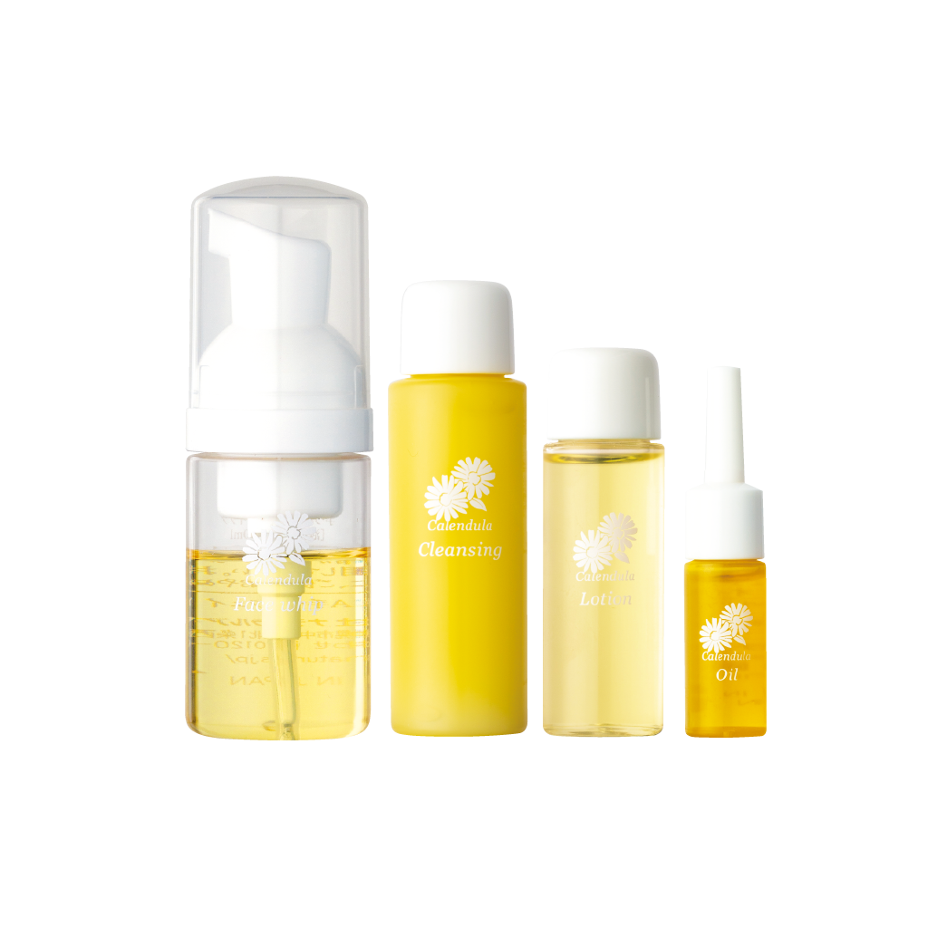 カレンデュラ手づみスキンケアトライアルセット｜ナチュラルアイランド