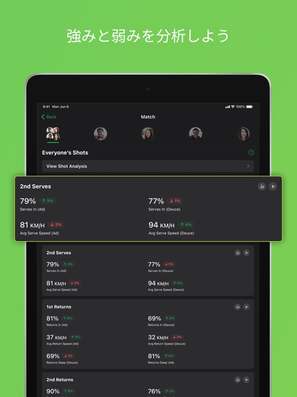 SwingVision:テニス＆ピックルボール - アプリケーション - Apple