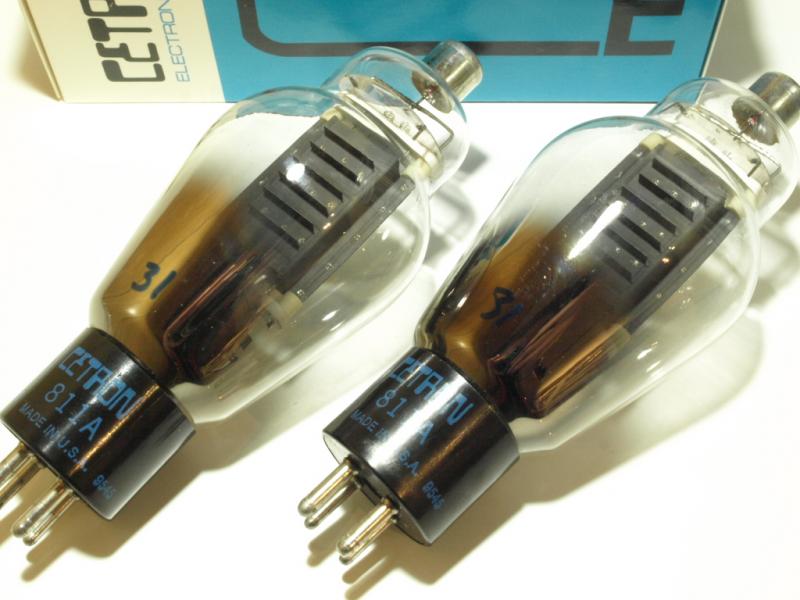 CETRON JAN 811A NOS真空管 ペア CETRON JAN 811A NOS真空管 ペア