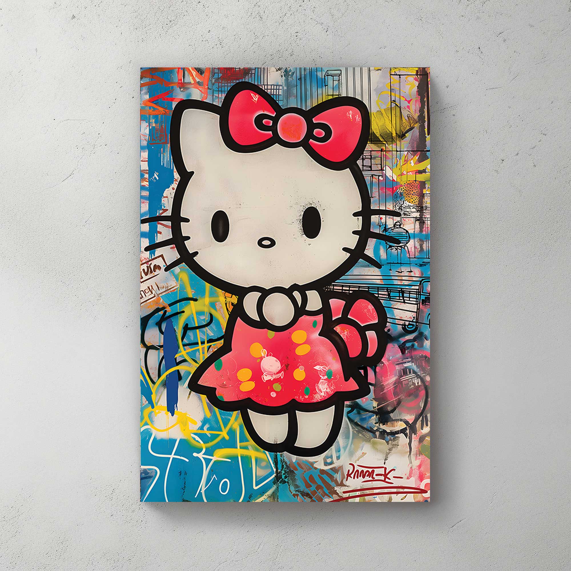 Hello Kitty #1108 Canvas Wall Art & Metal Prints – ItzArt.ca