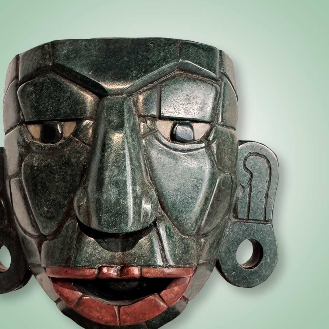 Naranjo Mosaic Mask – Jade Maya