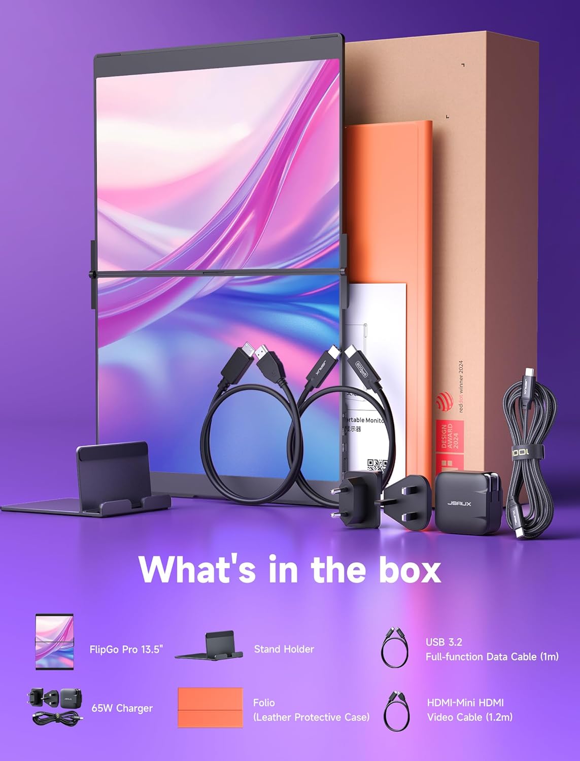 FlipGo Portable Dual Monitor for Boosted Productivity