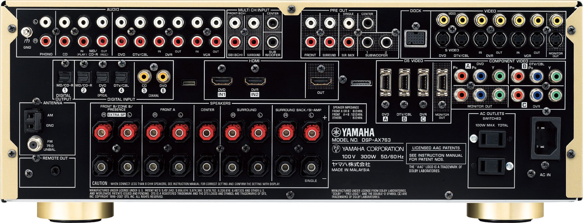 ヤマハ | DSP-AX763 - AVアンプ - 概要