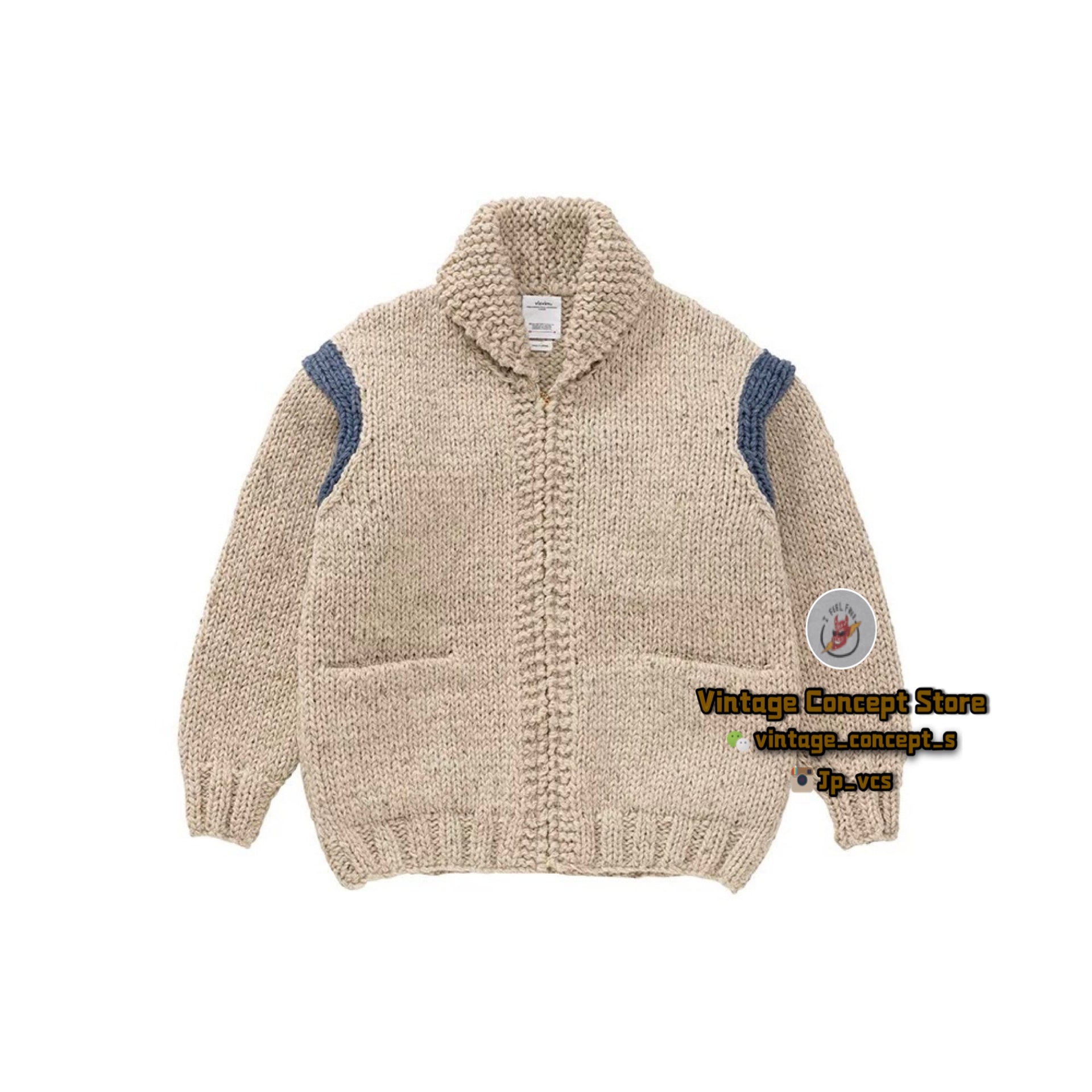 visvim 24AW COWICHAN HAND KNIT – Vintage Concept Store
