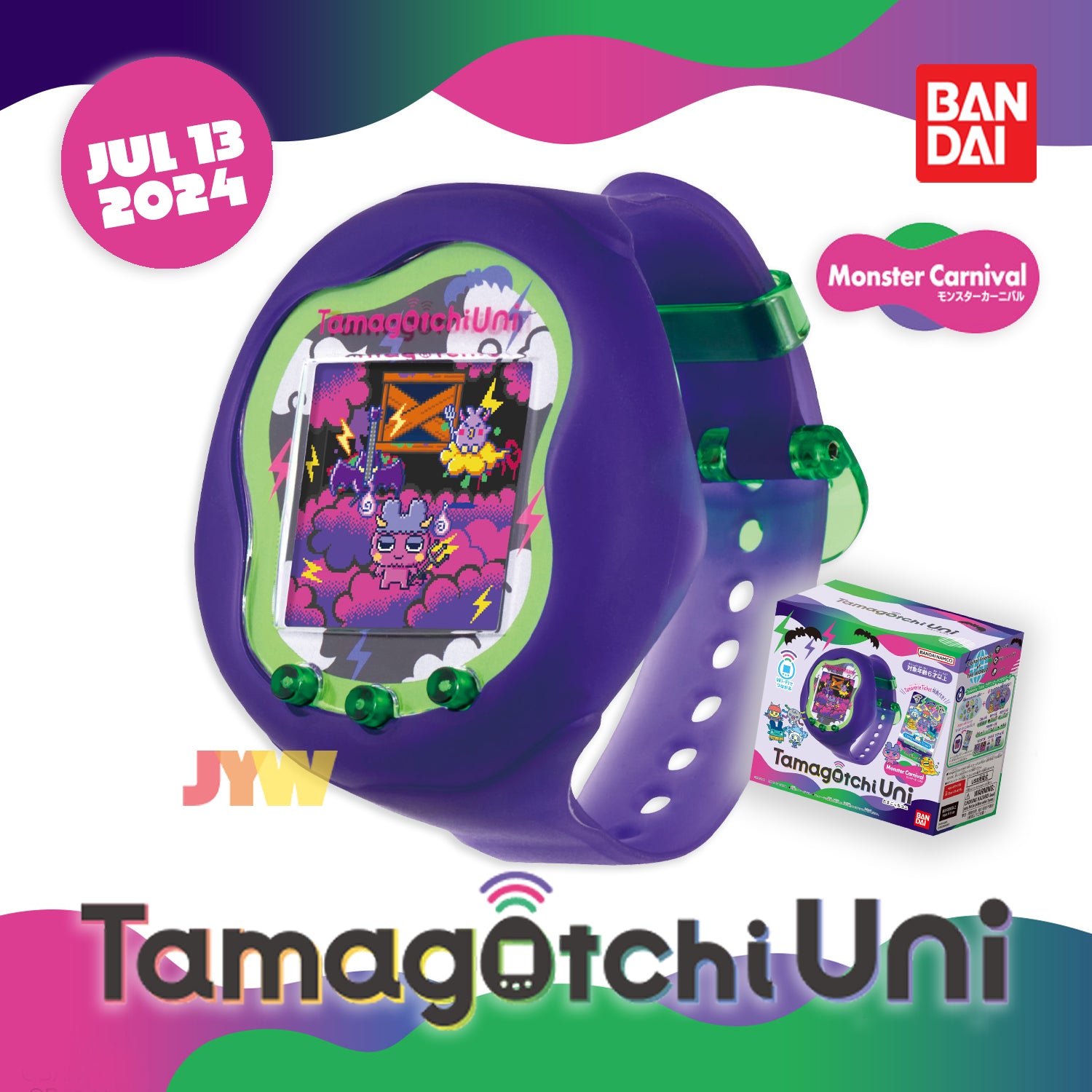 NEW] Tamagotchi Uni Monster Carnival Bandai Japan [JUL 13 2024