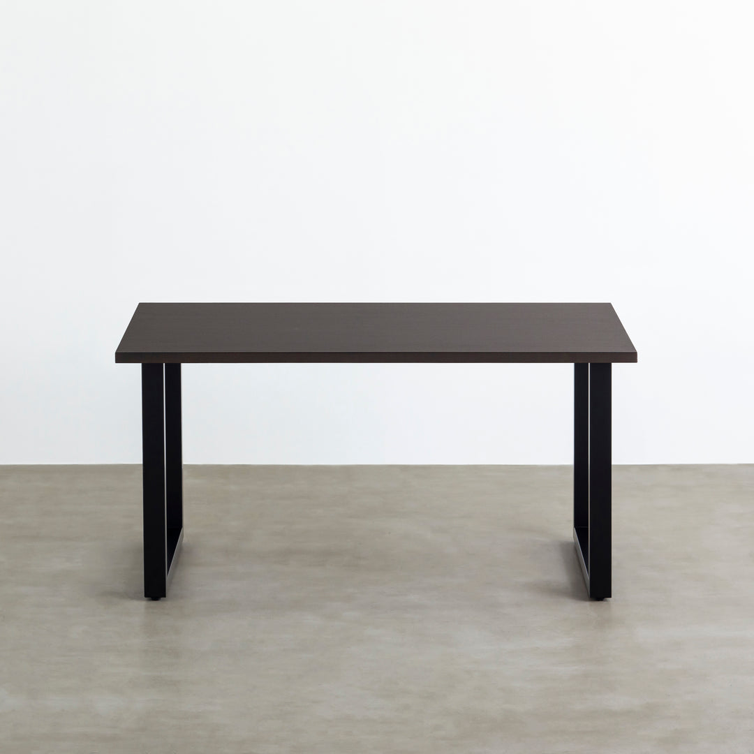 THE TABLE / ラバーウッド ブラックブラウン × Black Steel – KANADEMONO