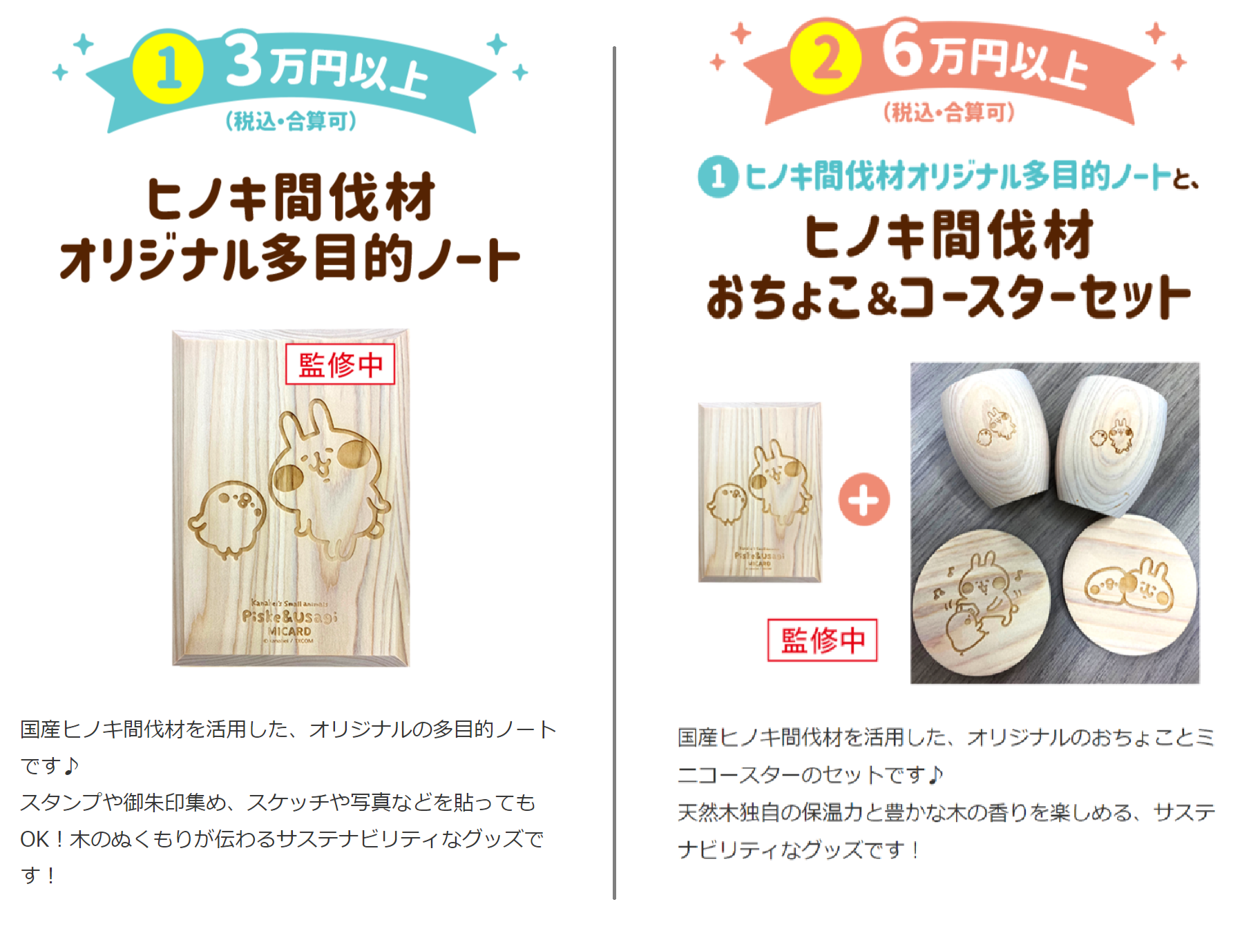 カナヘイの小動物ピスケ&うさぎエムアイカード『誕生1周年 感謝祭