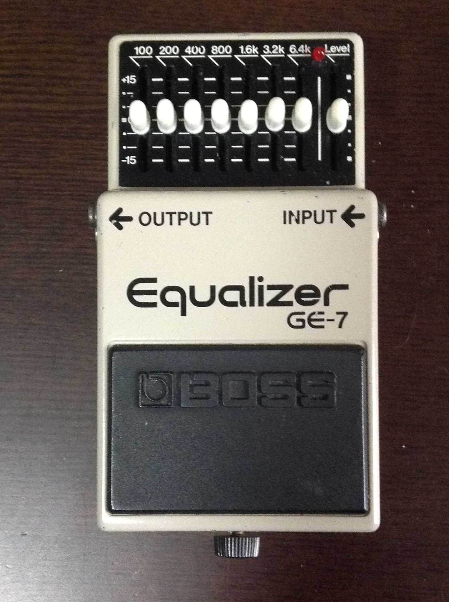 BOSS GE-7 Equalizer(比較記): 昔に比べりゃ 金も入るし・・・・