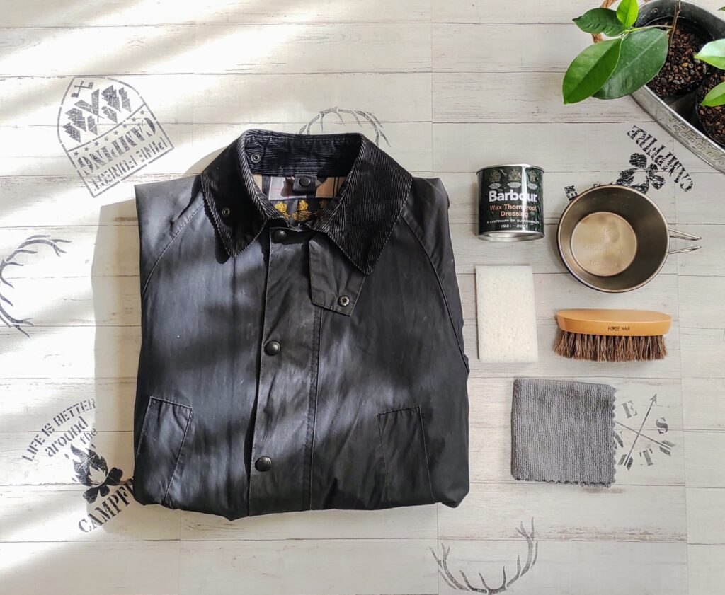自分で簡単にできる！Barbour(バブアー)オイルドジャケット「Bedale