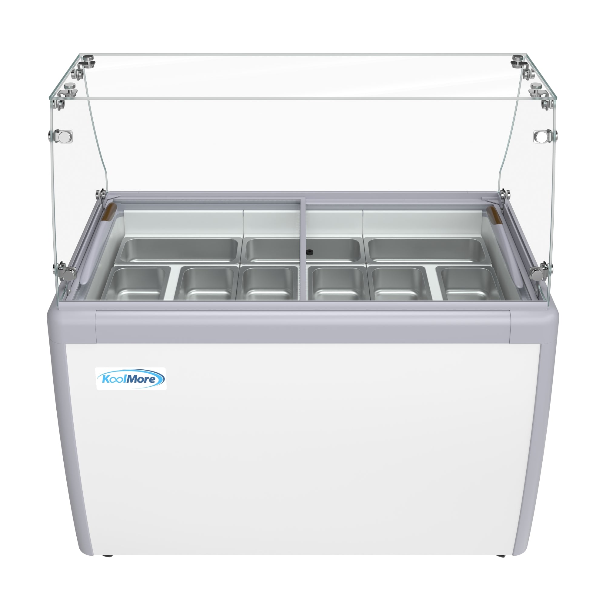 50 in. Gelato Dipping Cabinet Display Freezer with Sliding Glass