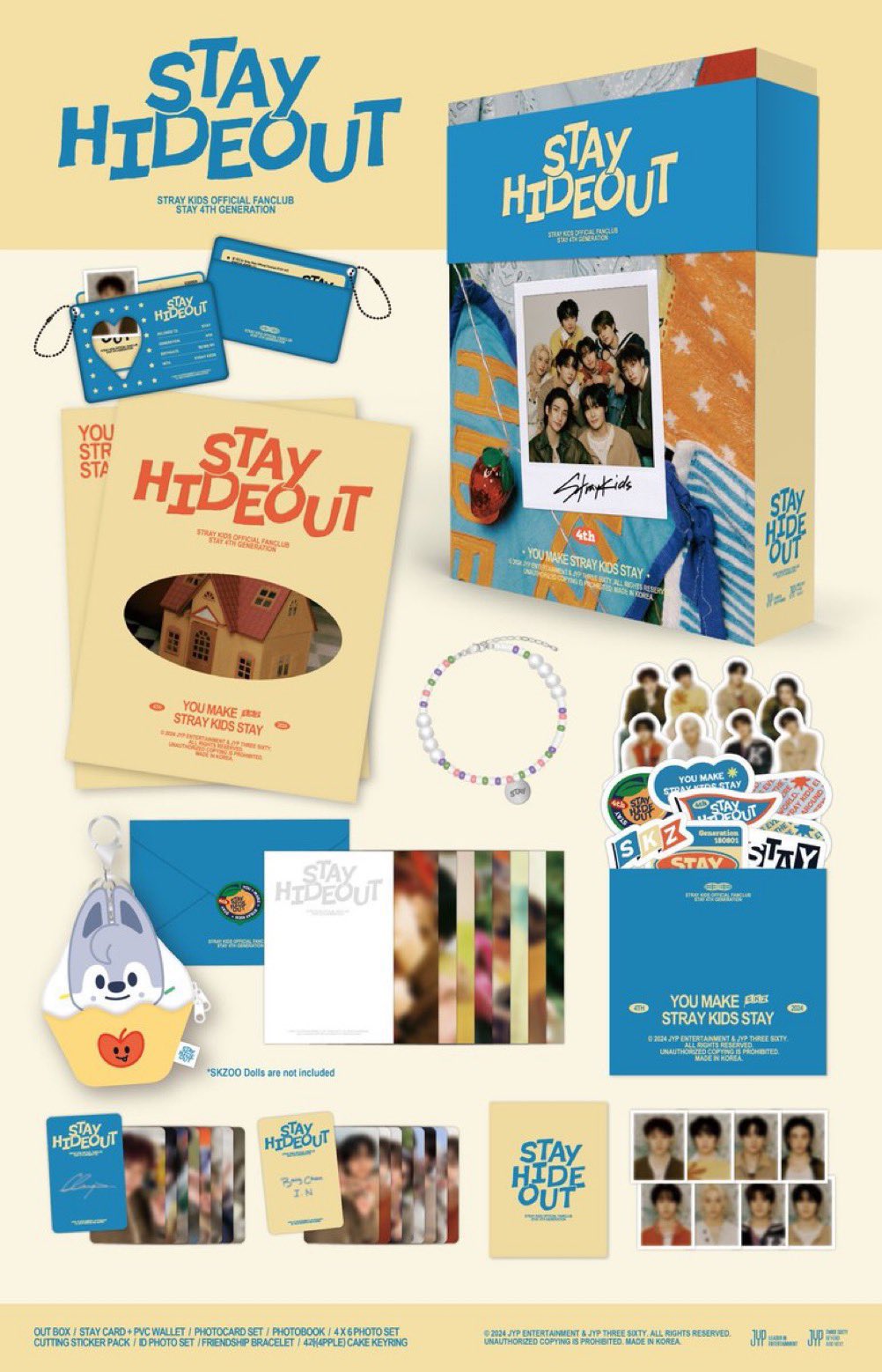 Stray Kids Stay 4th Gen Kit Fanclub Kit (Membership Card Excluded