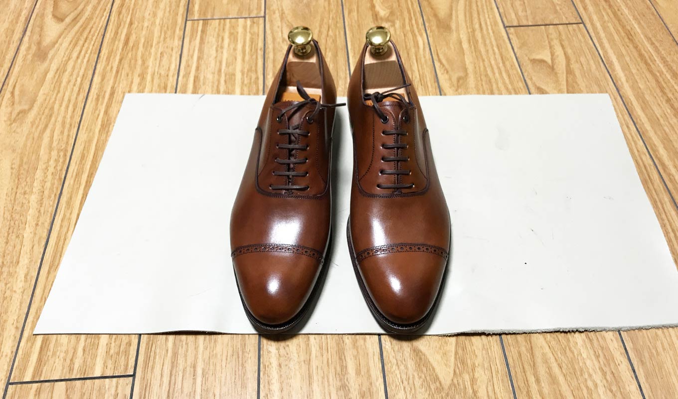 CARMINA カルミナ カルミーナ パンチドキャップトゥ サイズ6 1/2