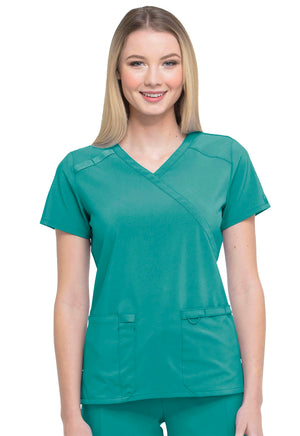 Dickies Mock Wrap Top | Women's Scrub Tops | Personalized