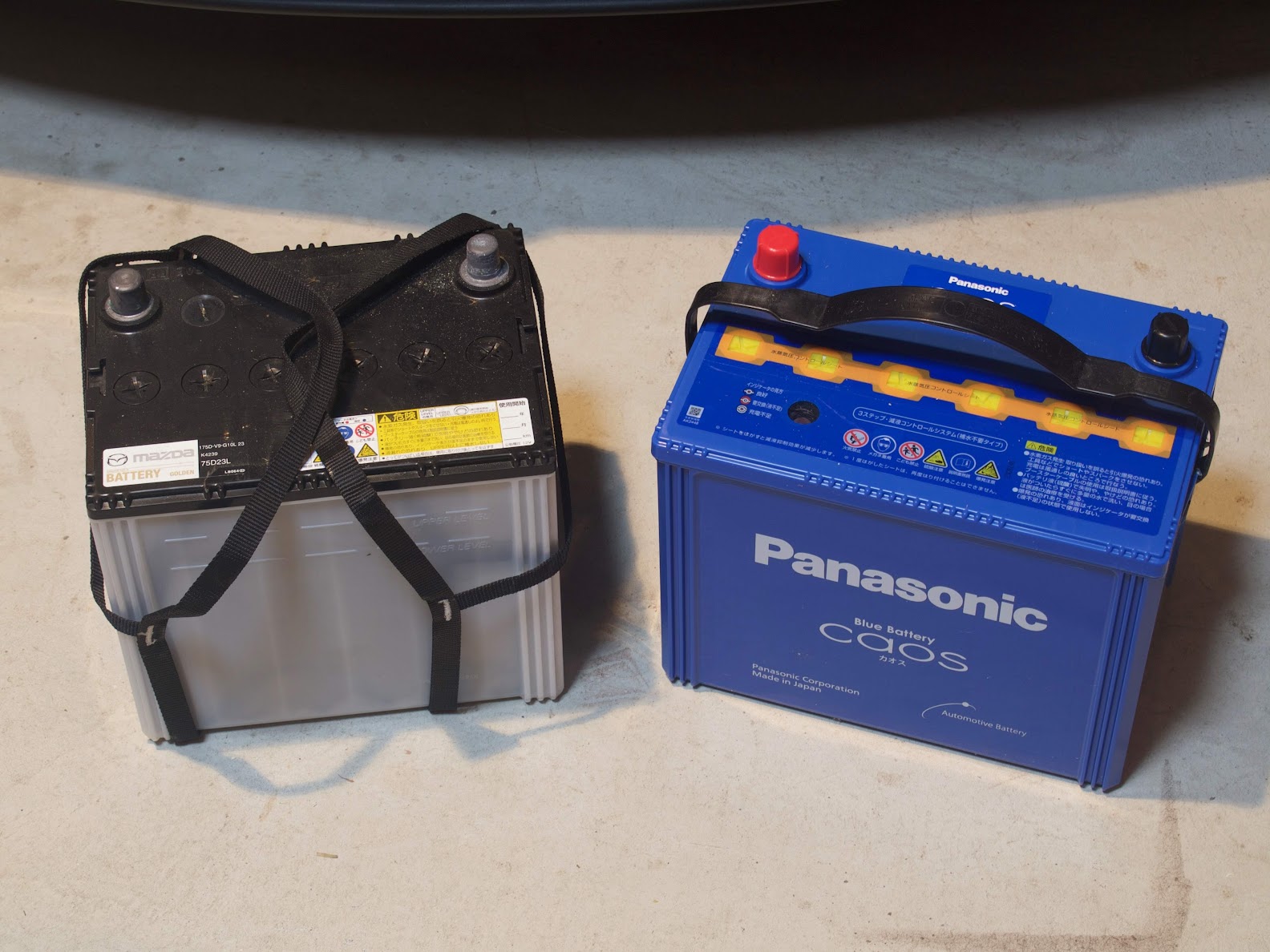 Panasonic® Blue Battery “caos” 125D26L for Mazda RX-8 — Part 1