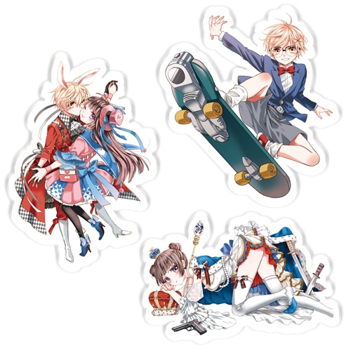 佐野愛莉先生『仁義なき婿取り』アクリルスタンド3個セット : Sho-Comi