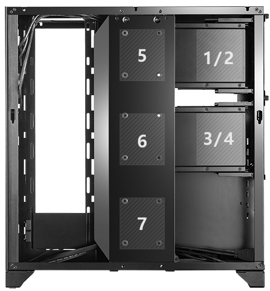 PC-O11D XL - E-ATX、ATX フルタワー ゲーミング コンピューター ケース