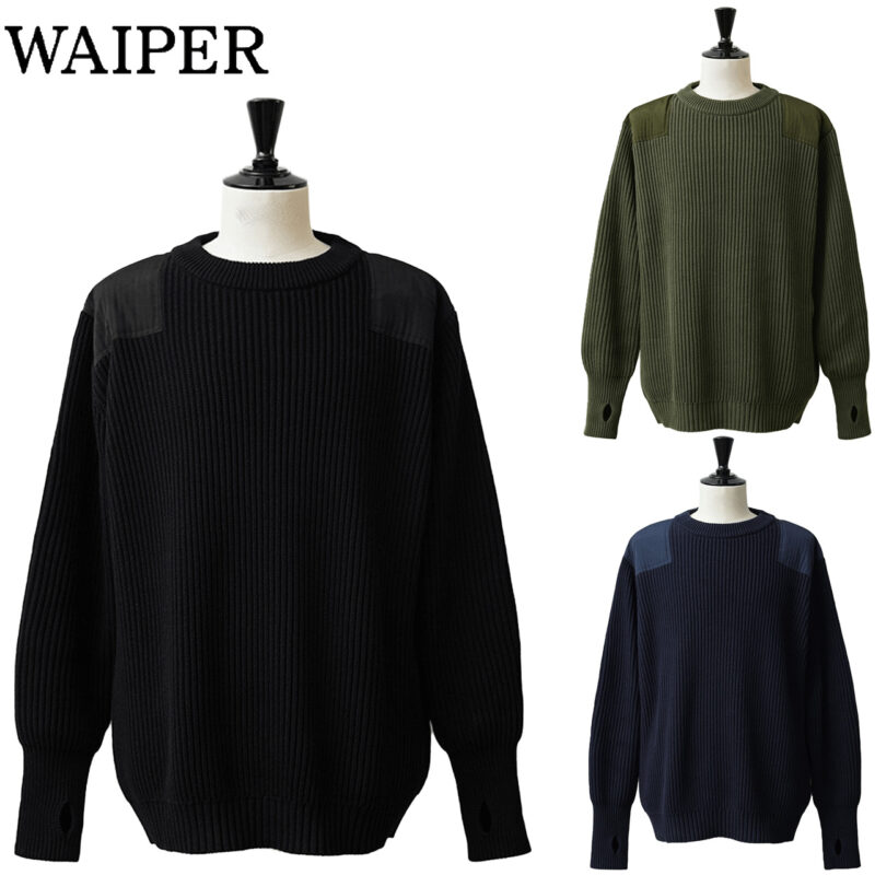 WAIPER.incワイパー再現品米軍U.S.M.Cコットンニットコマンドセーター