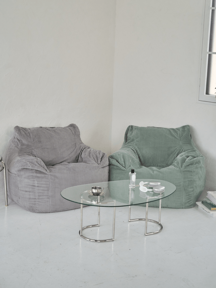 LOOSY 1人掛けビーズソファ Gray｜1人用ソファ おしゃれ 一人暮らし 二