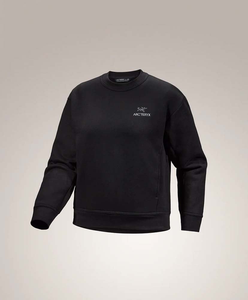 Emblem Fleece Crew Women's(L(WOMEN) Black/ブラック): ARC'TERYX